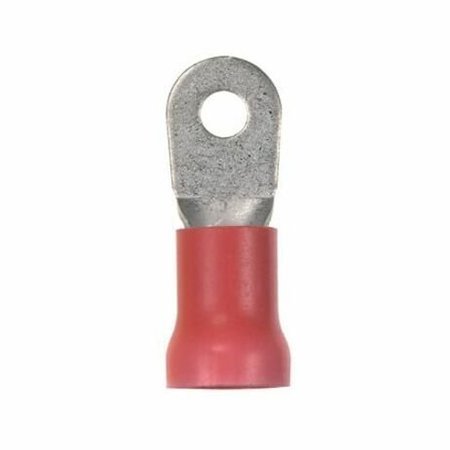 PANDUIT 2 AWG Vinyl Ring Terminal 1/4" Stud PK10 PV2-14RX-XY